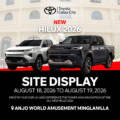 HILUX ON DISPLAY AT ANJO WORLD!